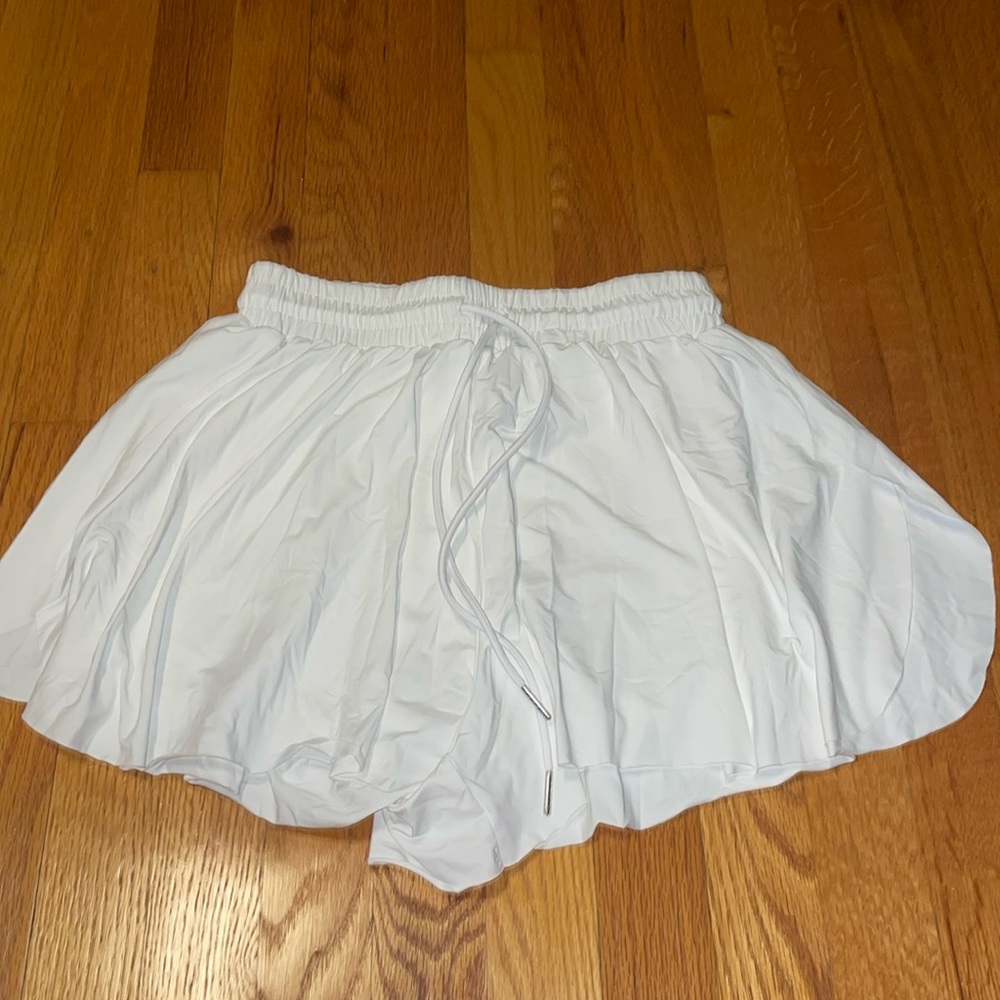 White Butterfly Skort